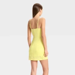 Women's Rosette Lace Slip Mini Bodycon Dress - Wild Fableā¢