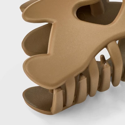 Acrylic Teddy Bear With Heart Claw Hair Clip - Wild Fable™ Ivory - Image 2