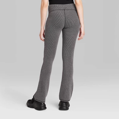 Women's Ribbed Flare Leggings - Wild Fable™ - Image 2