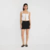 Women's Side Slit Belted Mini Skirt - Wild Fable™