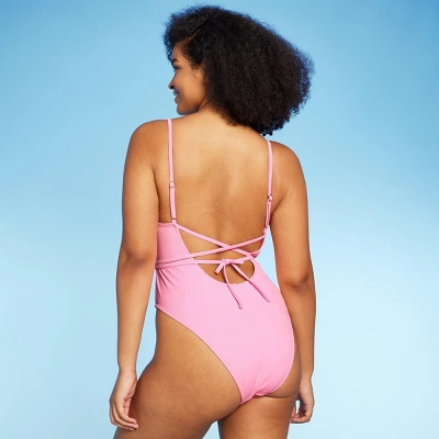 Women's Wrap Cut Out Extra Cheeky One Piece Swimsuit - Wild Fable™ - Image 5