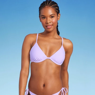 Women's Underwire Bikini Top - Wild Fable™ Light Purple - Image 2