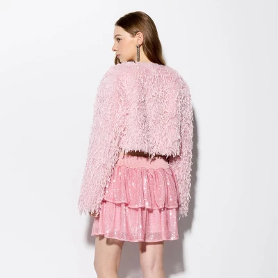 Women's Feather Bolero Jacket - Wild Fable™ Pink