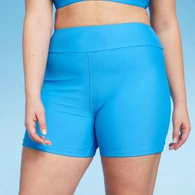 Women's Bike Shorts Bikini Bottom - Wild Fable™ Blue - Image 3