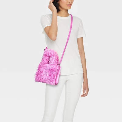 Fur Mini Value Tote Crossbody Bag - Wild Fable™ Pink - Image 2