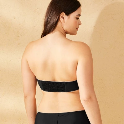 Women's Picot Bow Trim Bandeau Bikini Top - Wild Fable™ - Image 4