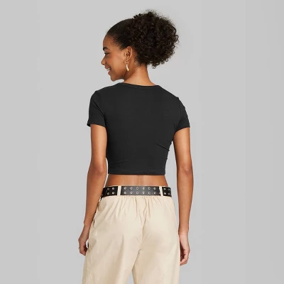 Women's Short Sleeve Crewneck T-Shirt - Wild Fable™ - Image 2