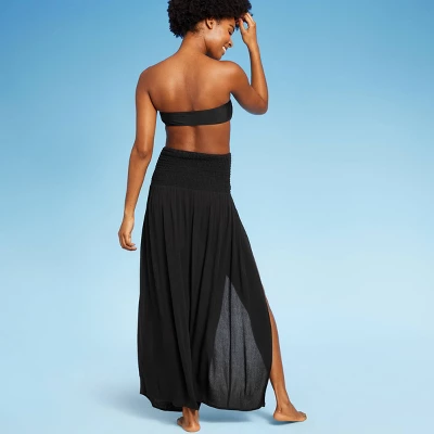 Women's Smocked High Slit Convertible Cover Up Dress - Wild Fable™ - Image 6