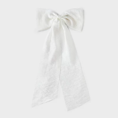 Checkered Bow Hair Clip - Wild Fable™ - Image 3