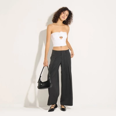 Women's Flower Strapless Knit Top - Wild Fable™ - Image 2