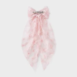 Floral Lace Bow Hair Barrette - Wild Fableā¢