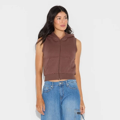 Women's Zip-Up Fleece Vest - Wild Fable™