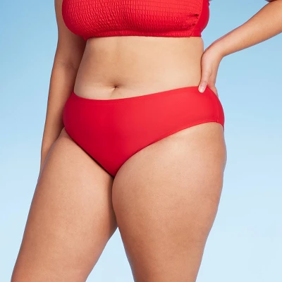 Women's Medium Coverage Bikini Bottom - Wild Fable™ Red - Image 5
