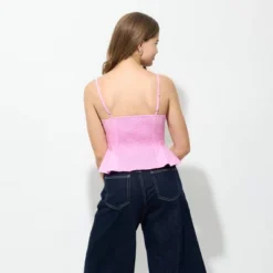 Women's Pleated Poplin Cami - Wild Fableā¢