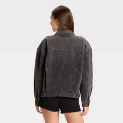 Women's Denim Oversized Trucker Jacket - Wild Fableā¢