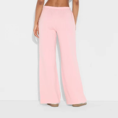 Women's Mid-Rise Wide Leg Sweatpants - Wild Fable™ - Image 2