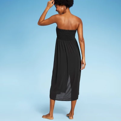 Women's Smocked High Slit Convertible Cover Up Dress - Wild Fable™ - Image 7