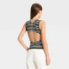 Women's Open Back Ribbed Tank Top - Wild Fable™