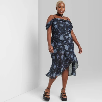 Women's Asymmetrical Midi Dress - Wild Fable™ - Image 4