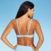 Women's Tie-Front Pique Textured Bralette Bikini Top - Wild Fable™