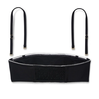 Women's Picot Bow Trim Bandeau Bikini Top - Wild Fable™ - Image 6