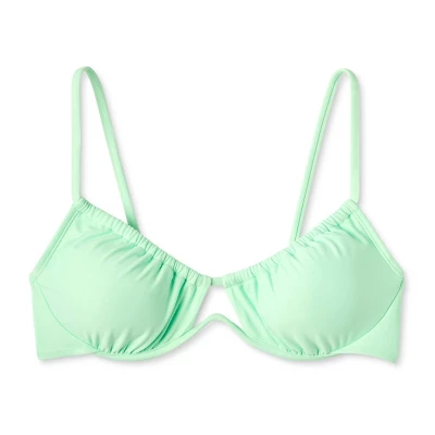 Women's Tunneled Underwire Bikini Top - Wild Fable™ Light Green - Image 5