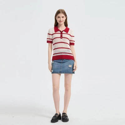 Women's Johnny Collar Sweater - Wild Fable™ - Image 2