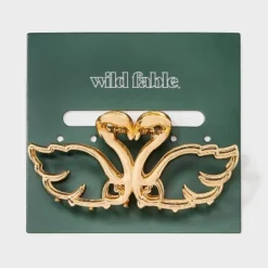 Swan Cut Out Claw Hair Clip - Wild Fable™ Gold