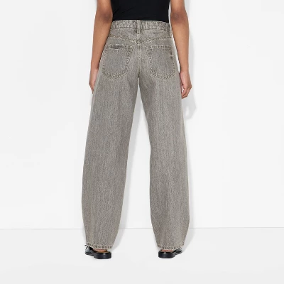 Women's Mid-Rise Barrel Jeans - Wild Fable™ - Image 2