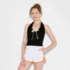 Women's Game Day Lace Halter Top - Wild Fable™