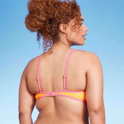 Women's Colorblock Square Neck Bralette Bikini Top - Wild Fable™ - Image 4