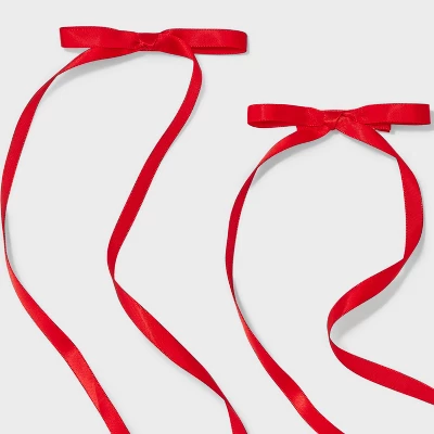 Salon Clip Hair Bow Set 2pc - Wild Fable™ - Image 2