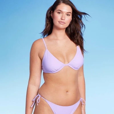 Women's Underwire Bikini Top - Wild Fable™ Light Purple - Image 3