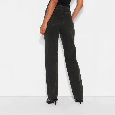 Women's Mid-Rise Straight Jeans - Wild Fable™ - Image 2