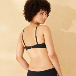 Women's Ribbed Textured Low Coverage Bralette Bikini Top - Wild Fable™