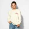 Women's Oversized Graphic Pullover Sweatshirt - Wild Fable™