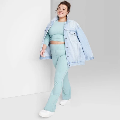 Women's Ribbed Flare Leggings - Wild Fable™ - Image 5