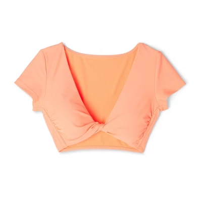 Women's Twist-Front Short Sleeve Bralette Bikini Top - Wild Fable™ - Image 5