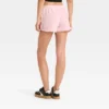Women's French Terry Mid-Rise Lace Trim Pull-On Shorts - Wild Fable™