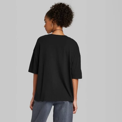 Women's Short Sleeve Relaxed Fit V-Neck T-Shirt - Wild Fable™ - Image 2