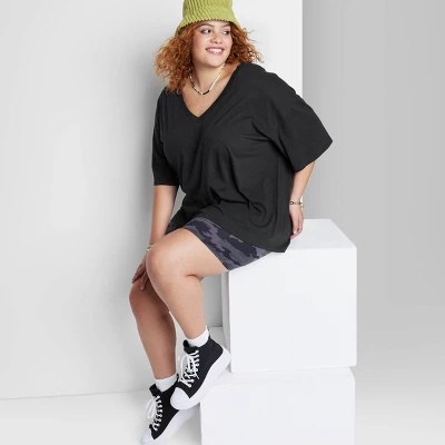 Women's Short Sleeve Relaxed Fit V-Neck T-Shirt - Wild Fable™ - Image 3