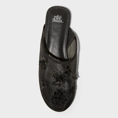 Women's Pixie Floral Mesh Slip-On Mule Flats With Memory Foam Insole - Wild Fable™ - Image 2