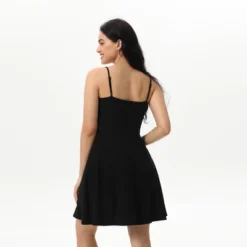 Women's Bow Ruffle Mini Dress - Wild Fable™ Black
