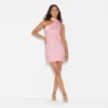 Women's One Shoulder Mini Bodycon Dress - Wild Fable™ Pink