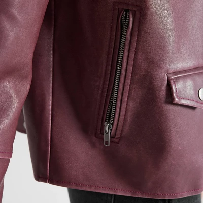 Women's Faux Leather Biker Jacket - Wild Fable™ - Image 5