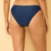 Women's Low-Rise High Leg Cheeky Bikini Bottom - Wild Fable™ Navy