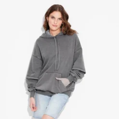 Women's Layered Sleeve Hooded Sweatshirt - Wild Fable™