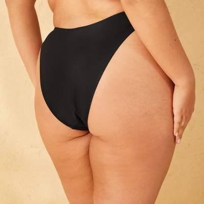 Women's Mid-Rise Ultra High Leg Super Cheeky Bikini Bottom - Wild Fable™ - Image 4