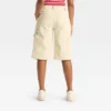 Women's Mid-Rise Oversized Chino Jorts - Wild Fable™