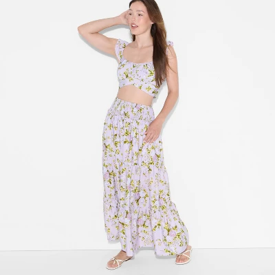 Women's Flutter Short Sleeve Scoopneck Micro Top - Wild Fable™ Mauve - Image 3